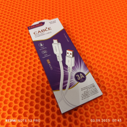 Кабель Kakusiga KSC-982 Micro USB 3A белый 1 м