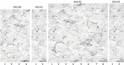 Потолочная панель 3D Panda Цветы