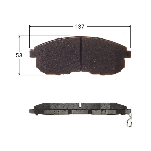 Колодки тормозные дисковые Avantech передние (противоскрипная пластина в компл.) Замена для арт. AV191, AV709, AV742 AV079