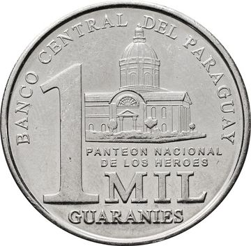 1 000 гуарани 2018 Парагвай
