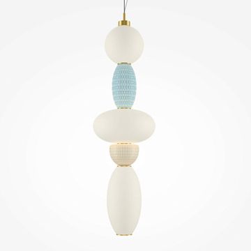 Подвесной светильник 23W 3000К MOD297PL-L24BS3K1 латунь/разноцветный Adore Maytoni