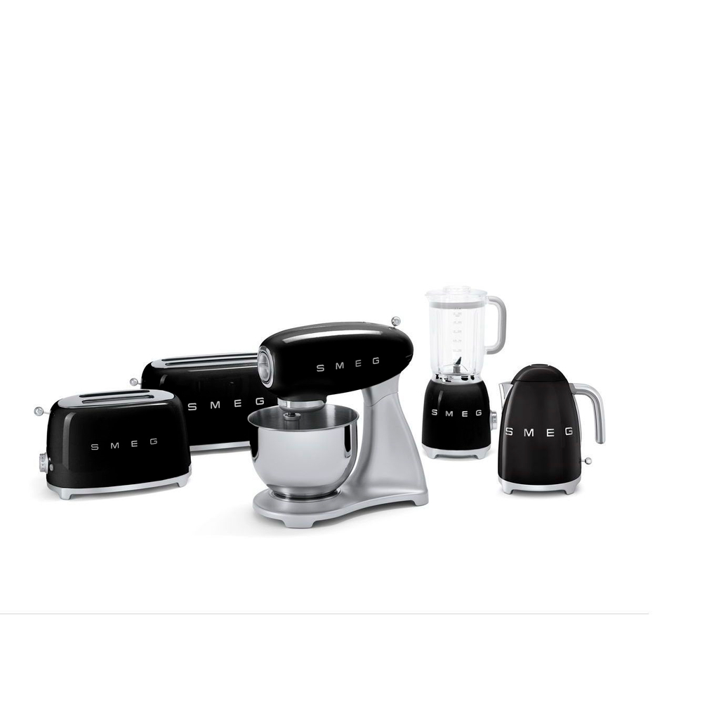 Тостер Smeg Стиль 50-х годов для 2 тостов черный Италия серия