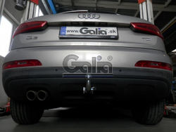 Фаркоп оцинкованный Galia V069A для Volkswagen Tiguan 2007-2016, 2016-, Audi Q3 2011-2018(паспорт и сертификат в комплекте)(без электрики)