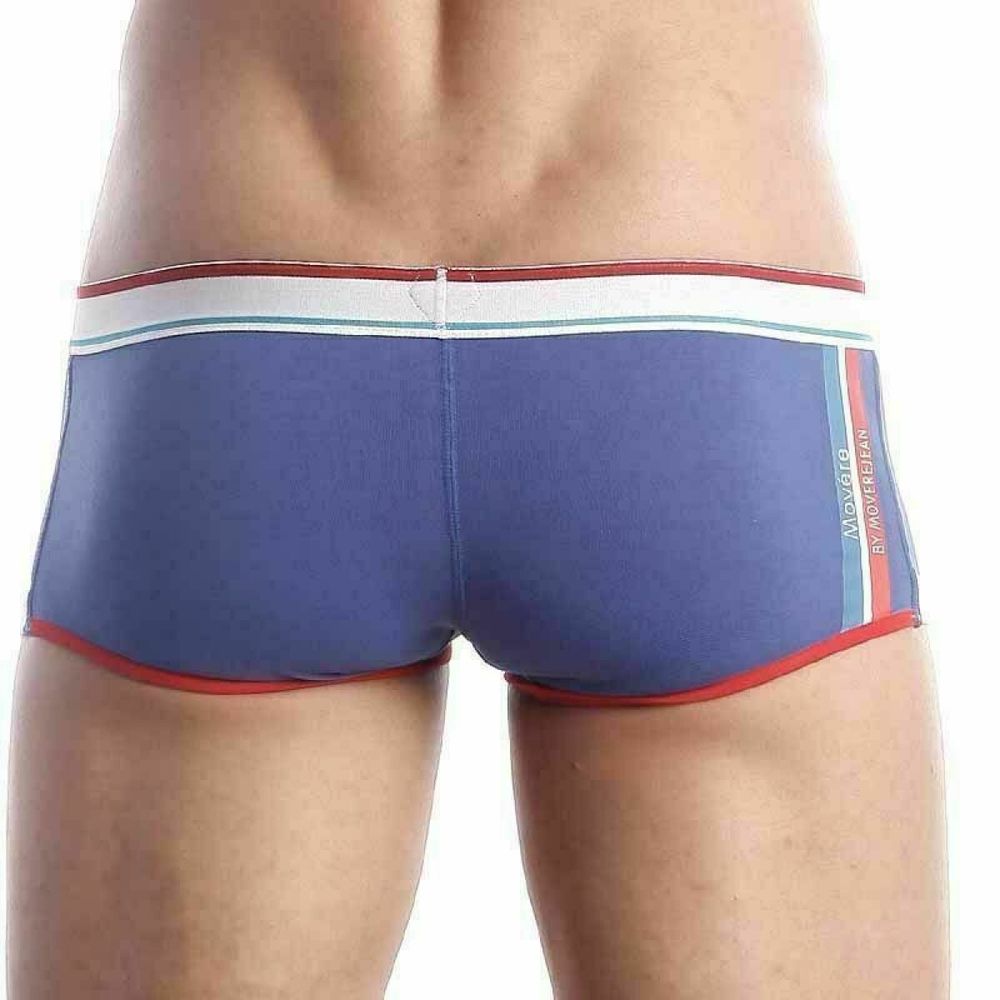 Мужские трусы хипсы синие Movere 5017-6