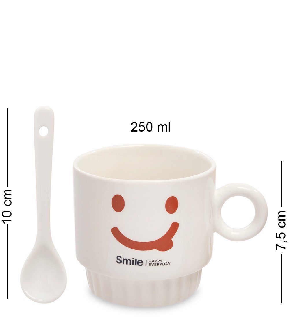 GAEM Art MUG-171/2 Набор из двух кружек «Счастливая улыбка каждый день»