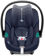Коляска Cybex Priam IV Rosegold complete Aton S2 Ocean Blue Base One 4 в 1 Off White