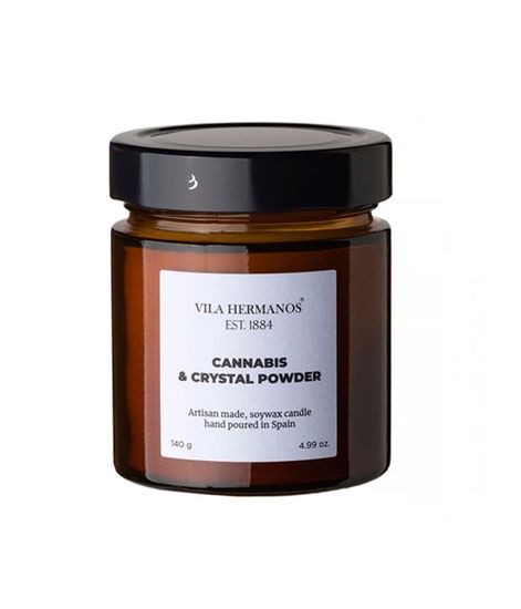 Cannabis and cristal powder, свеча Apothecary Collection, Vila Hermanos