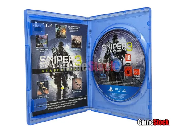 PS4 Sniper Ghost Warrior 3 (Б/У, Русские субтитры, CUSA-04854)