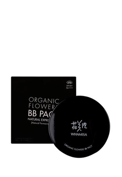 WHAMISA Organic Flowers BB Pact Natural Expression 26 Tan Beige, SPF50+/PA+++