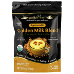 DelighTeas, Ayurvedic Golden Milk Blend, латте с чаем с куркумой, без кофеина, 140 г (5 унций)