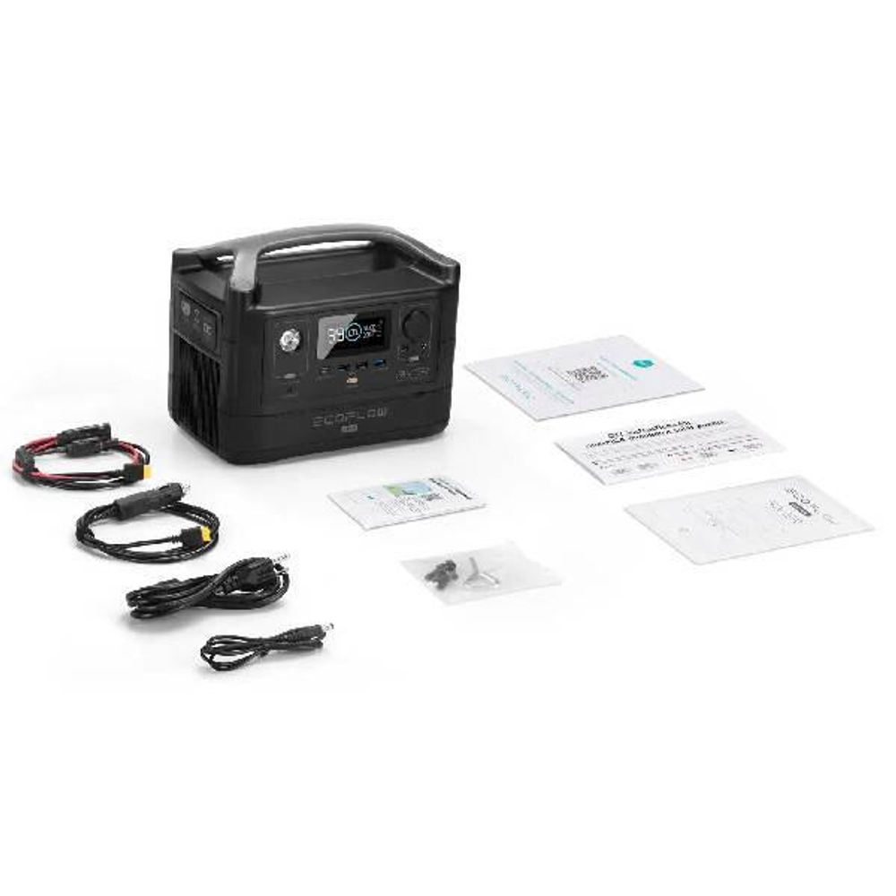 Портативная зарядная станция EcoFlow RIVER Max, 600 Вт