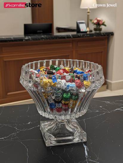 Ваза для конфет, печенья, фруктов 22,2х20,5 см.