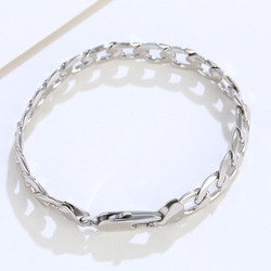 Браслет на руку мужской женский бижутерия, цепочка, серебро