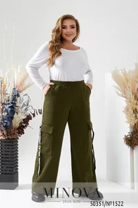 Брюки 1522-Хаки Minova