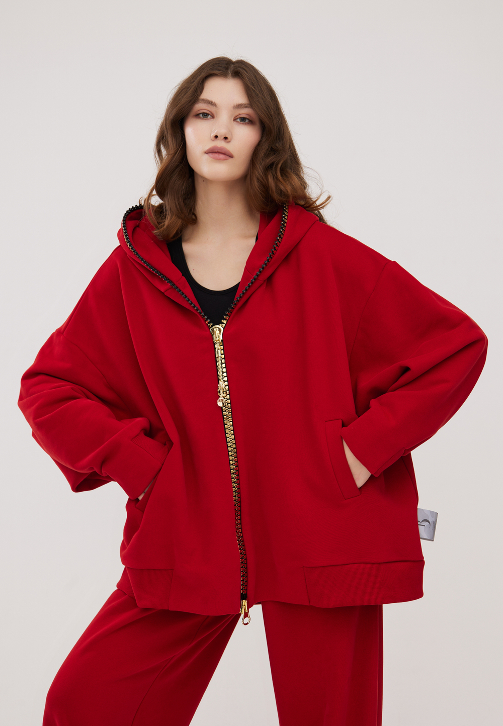 Худи WEST-2 Спорт Шик Красный