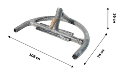 Кресло подвесное Фелиса с крышей арт.7021 (стойка+основание черн, корз.корич, подуш.беж. 3уп. (Т))