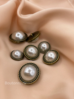 Пуговицы Жемчуг1 бронзовые