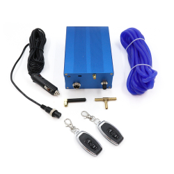 Глушитель управляемый КОМПЛЕКТ + вакуум. нерж 201 вход ф63 выход ф63