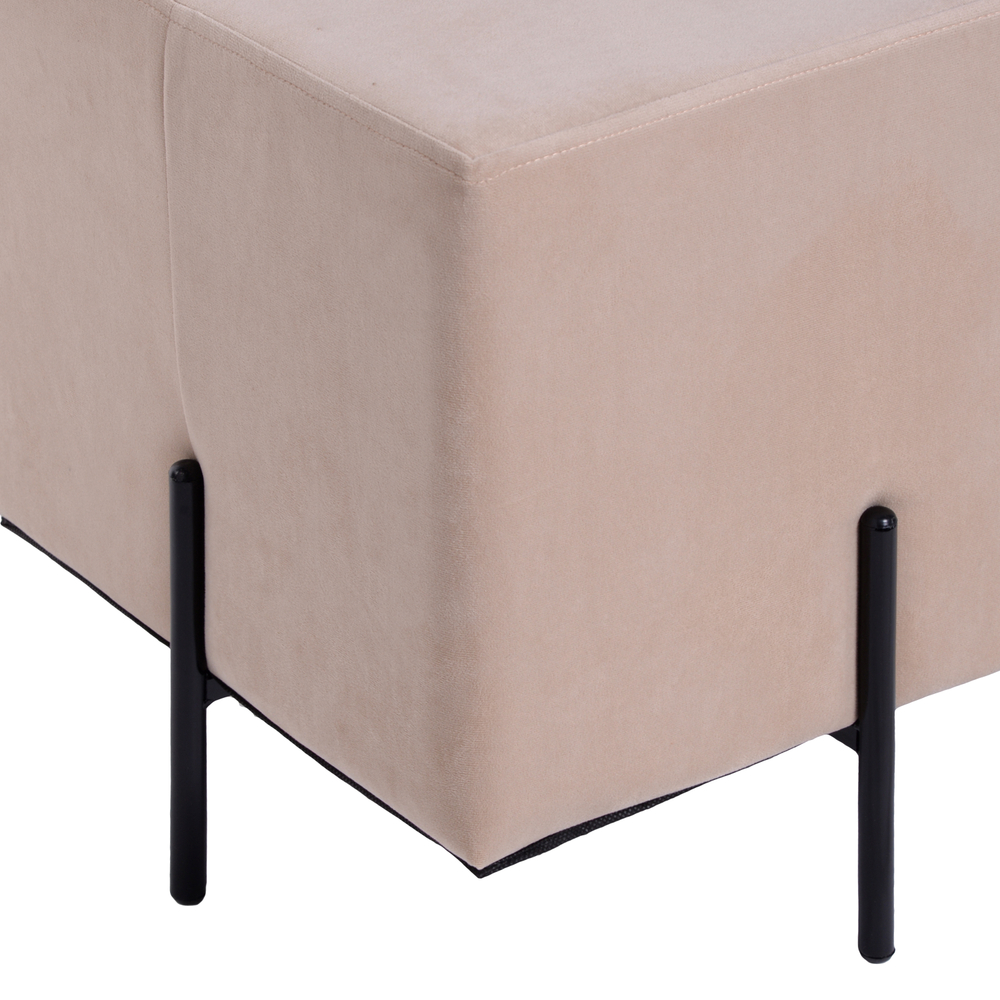 Пуф Gloria квадратный Бежевый