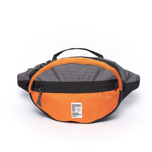 Поясная сумка Giant Waist морковный/серый