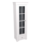 Витрина «Бейли» белый воск