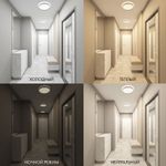 DK6511-WH Накладной светильник, LED, 50W, IP 20, 3000K - 6500K, белый, металл, полимер