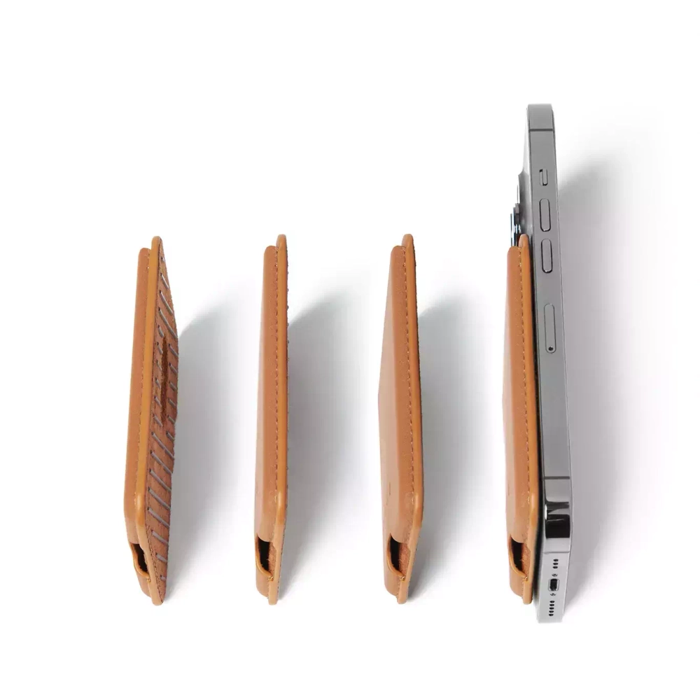 Магнитный картхолдер для iPhone Mujjo Magnetic Wallet