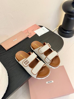 Шлепанцы MIU MIU