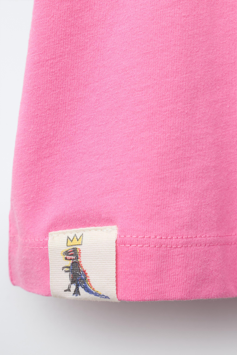 ZARA ФУТБОЛКА BASQUIAT®, РОЗОВЫЙ