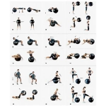 Фитбол Sportage 75 см 900гр с насосом, красный