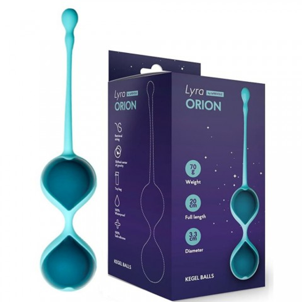 Шарики Кегеля со смещенным центром тяжести Orion, морская волна, 3,3 x 19 см, One Size