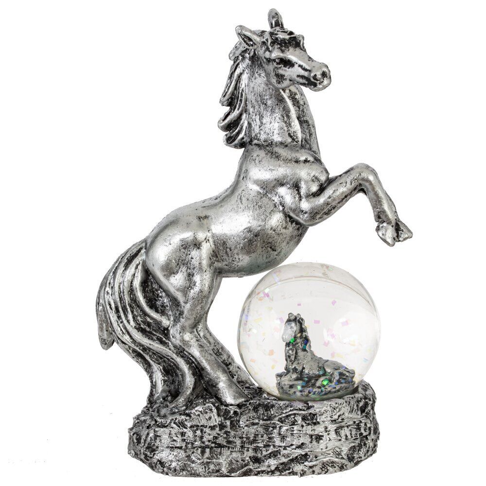 GAEM Фигурка декор в стекл шаре "Лошадь", L10 W5 H14 см, 2в.
