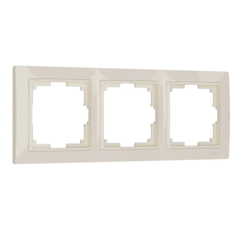 Рамка на 3 поста Snabb Basic (слоновая кость) W0032003