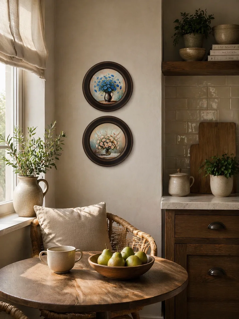 Картина на стену для интерьера в раме на холсте 27 см