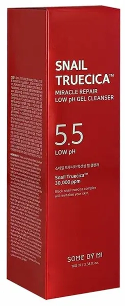 Some By Mi Гель для умывания с муцином улитки - Snail truecica miracle repair gel cleanser, 100мл