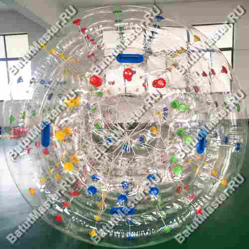 Аттракцион Водный роллер (Гидророллер) "Калейдоскоп" ТПУ, 2.2*2*2 м