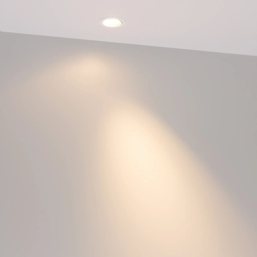 Светильник MS-ARADO-BUILT-R35-3W Warm3000 (WH-WH, 36 deg, 230V) (Arlight, IP20 Металл, 5 лет) 059101