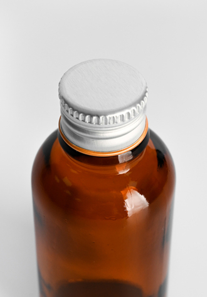 Алюминиевая серебряная крышка для флакона 18/410