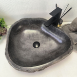Раковина из речного камня RS-63417 (54*47*15) 0123