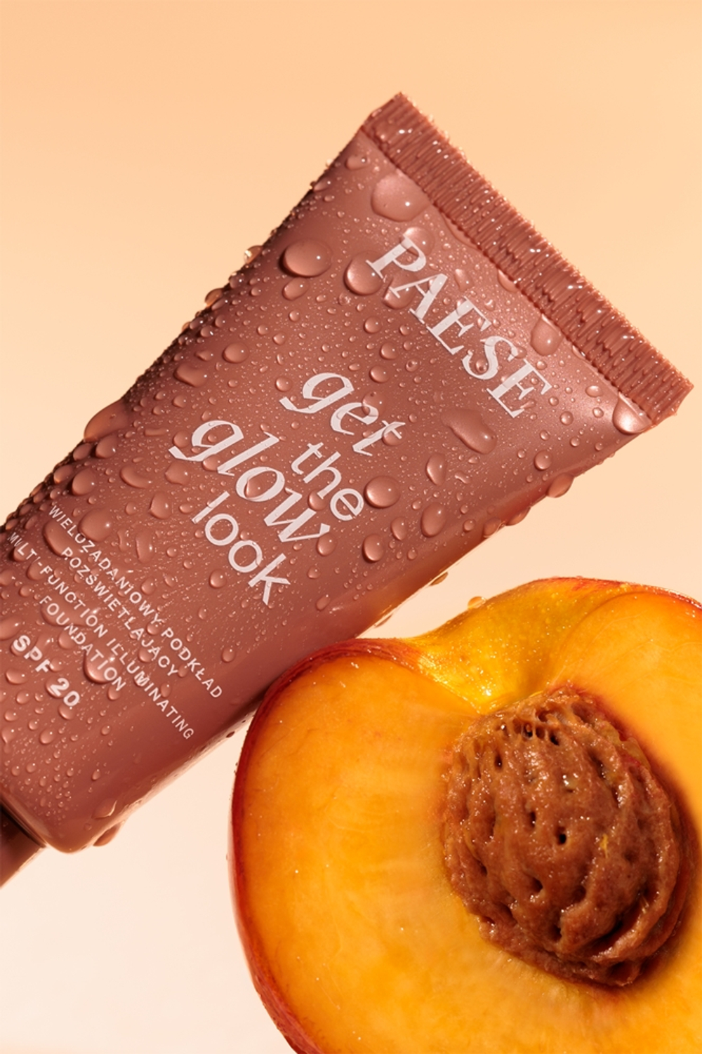 Paese Get The Glow Look Illuminating Foundation - Легкий тональный крем с эффектом сияния SPF 20 оттенок 3N Warm Beige, 30 ml