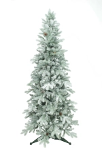 Искусственная новогодняя елка Beatrees Сапфир заснеженная, голубая, литая+ПВХ, 150 см