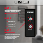 Полотенцесушитель электрический INDIGO Style 3 Pro (таймер, скрытый монтаж, универсальное подключение)