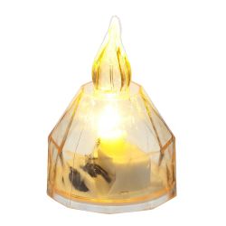 GAEM Изделие декоративное "Свеча" (подсветка, 3xLR41) (блок микс 24шт), D 3.5 см, L3,5 W3,5 H5 см, 3в.