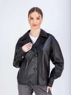 Куртка женская натуральная кожа, блейзер