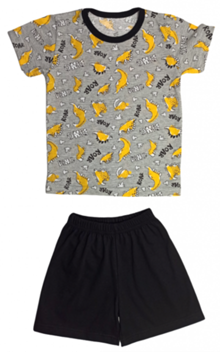 Костюм для мальчика 0242/26 дино желтый