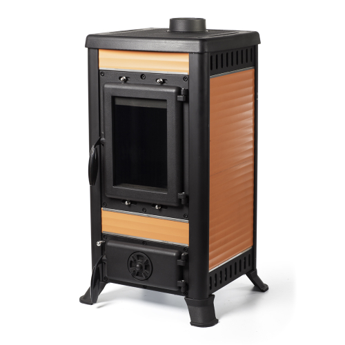 Печь чугунная KLEMENS I красный, произв. FIREWAY