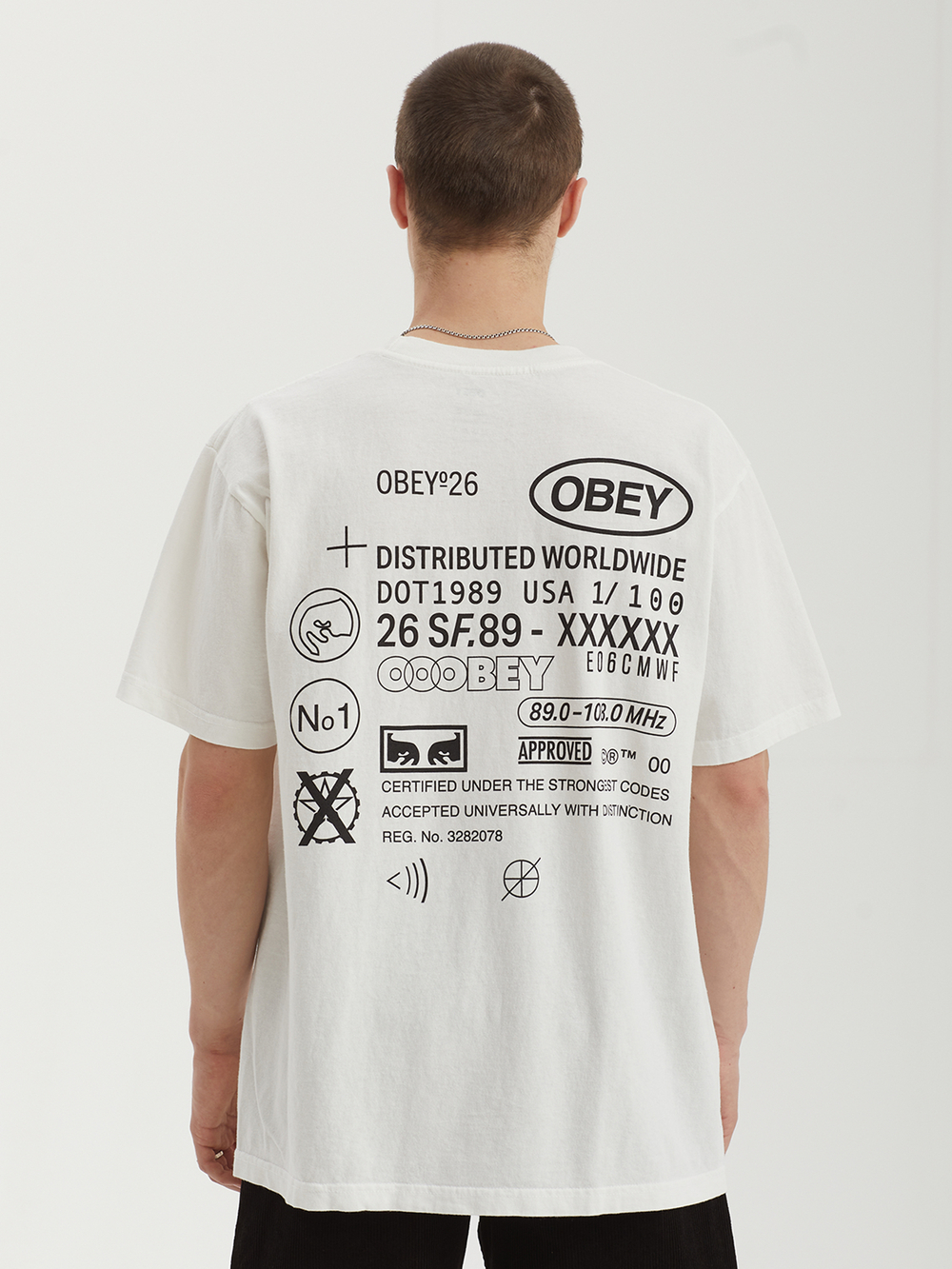 Мужская Футболка Obey Code