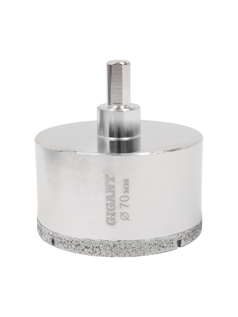 Алмазная коронка по стеклу и керамике 70 мм Gigant DBG-11075