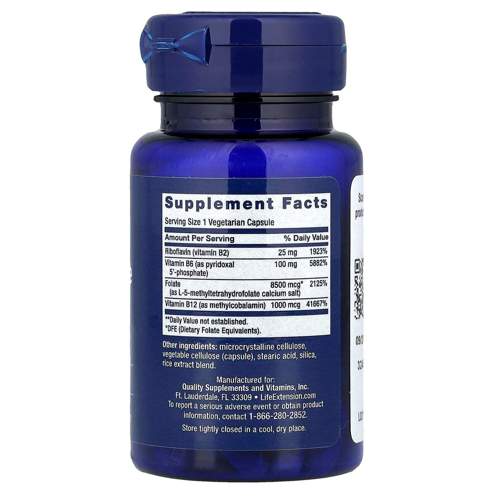 Life Extension, Homocysteine Resist, добавка для поддержания здорового уровня гомоцистеина, 60 вегетарианских капсул