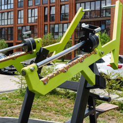 Force-2807 Уличный тренажер Верхняя тяга с переменной нагрузкой ZAVODSPORTA